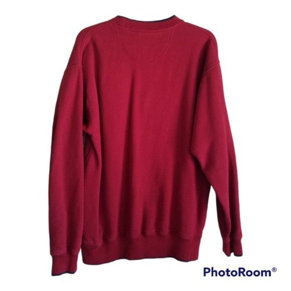 Red Golf Sweater Shirt Size Medium - Picture 2 of 5